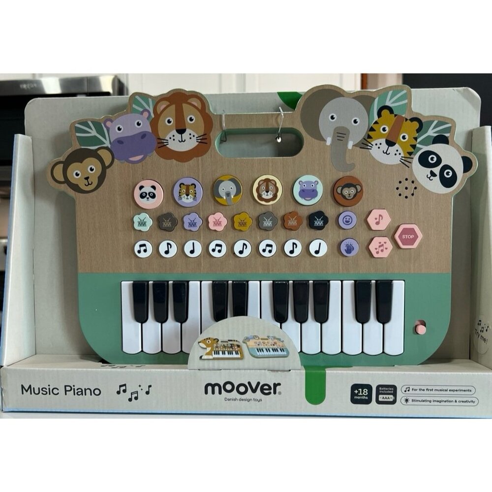 Moover Music Piano is an interactive, animal-themed digital toy